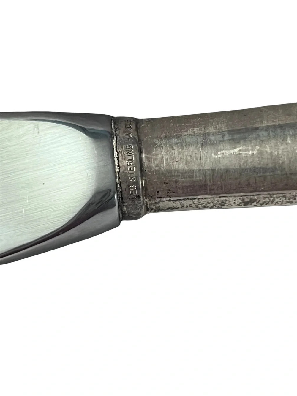 Vintage Sheffield England Sterling Handle Stainless Cake Knife